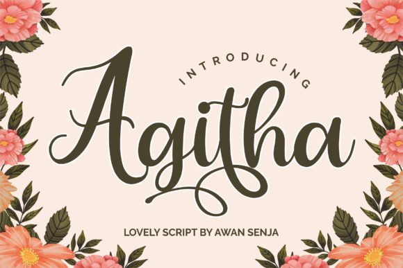 Agitha: A Lovely Handwritten Font for Crafts and Brands