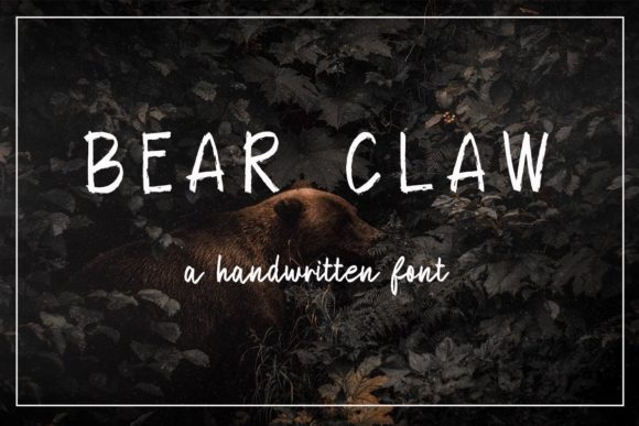 Bear Claw Font: The Handwritten Script for Crafters and Creators