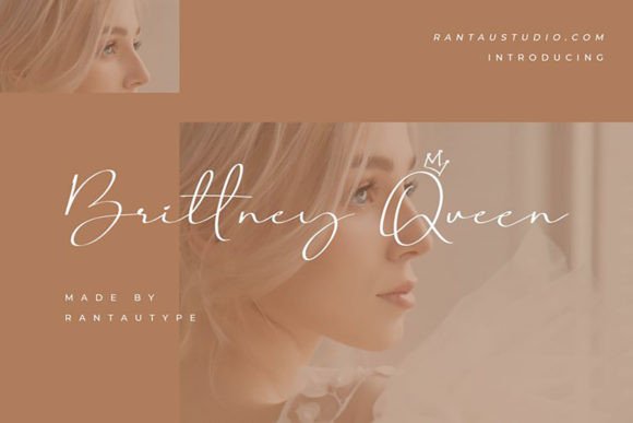 Brittney Queen Font: A Maker’s Dream for Romantic Designs