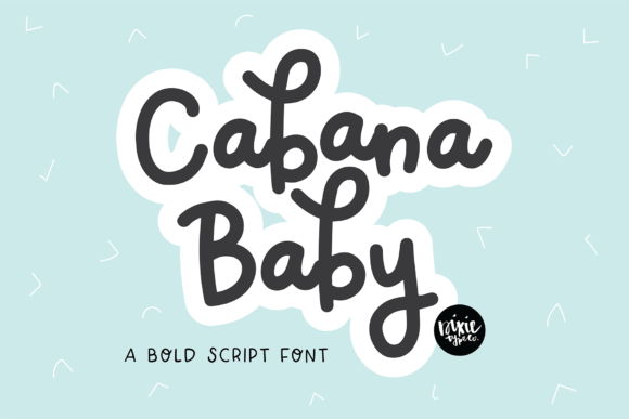 Cabana Baby: Your Go-To Handwritten Font for Crafting Projects