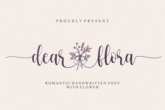 Dear Flora: A Script Handwritten Font for Elegant Web Design