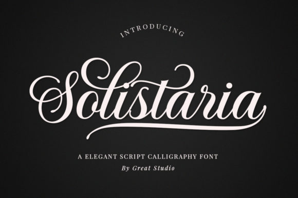 Discovering Solistaria: A Gorgeous Script Handwritten Font