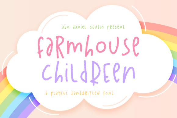Farmhouse Children: A Handwritten Font for Crafters and Creators
