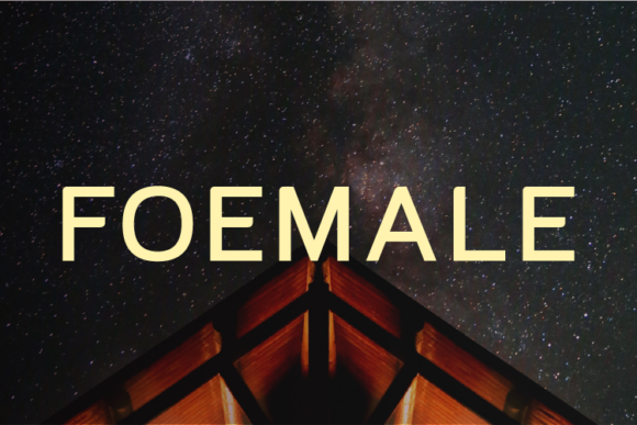 Foemale: A Typeface for Elegant Brand Identity Projects