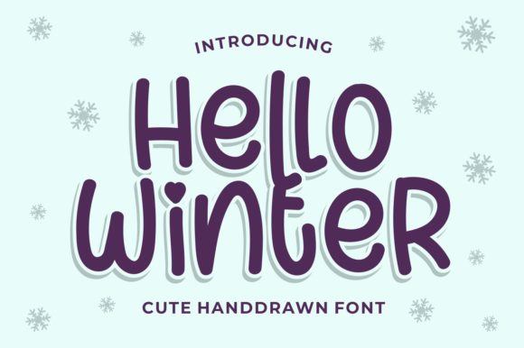 Hello Winter: A Handwritten Font for Creating a Cohesive Brand