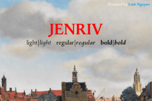 Jenriv: A Serif Font for Clearer Campaign Messaging