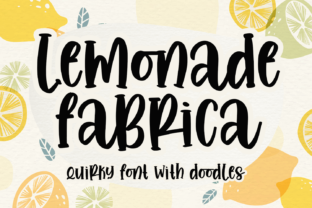 Lemonade Fabrica: A Crafting Font for Headlines and Bold Statements