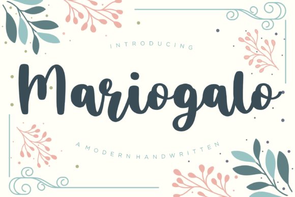 Mariogalo: The Friendly Handwritten Font for Creative Makers