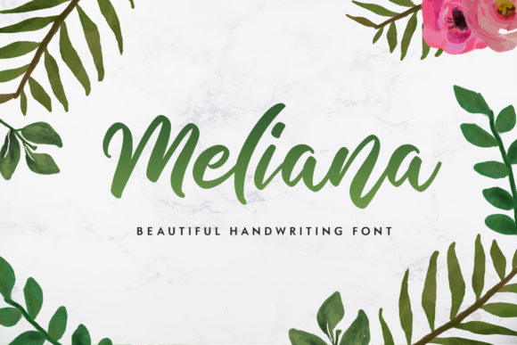 Meliana: An Elegant Script Font for Editorial Design