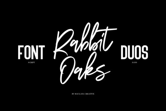 Rabbit Oaks: A Duo Font for Modern Marketing