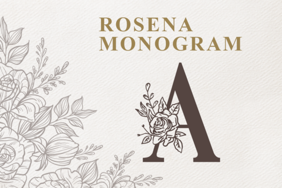 Rosena: An Expert Review of a Decorative Monogram Font for Campaigns
