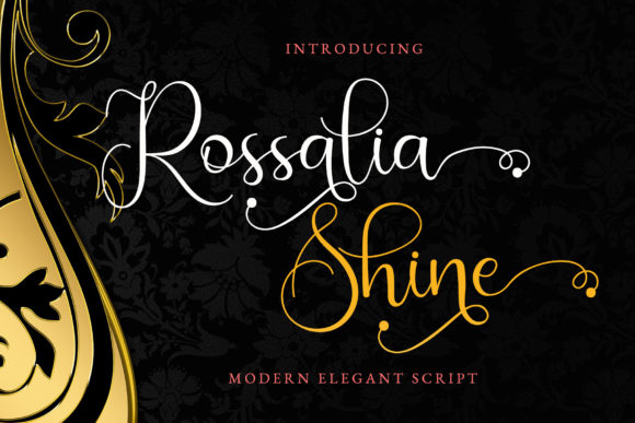 Rossalia Shine: A Stylish Script Font for Modern Web Design