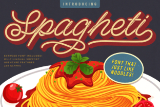 Spagheti: A Charming Script Font for Branding Projects