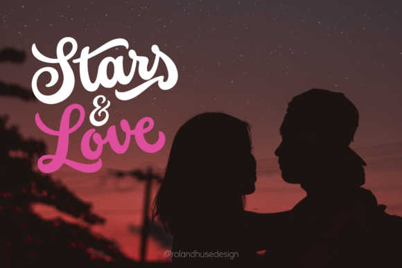 Stars Love: A Bold Cursive Font for Digital Brands