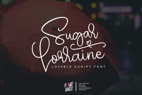 Sugar Lorraine: An Editorial Handwritten Font for Elegant Publications