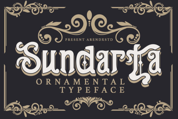 Sundarta: A Vintage Blackletter Font for Creative Makers