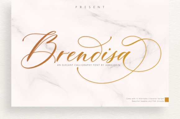 The Brendisa Font: A Modern Script for Your Creative Projects