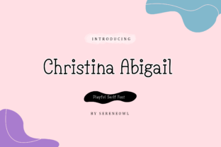 The Christina Abigail Font for Web Design