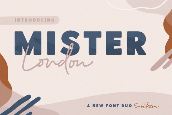 The Mister London Font for Crafters and Product Labels