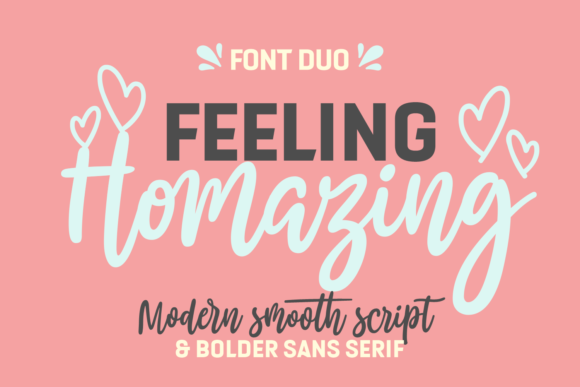 Using Feeling Homazing Font for Your Design Projects